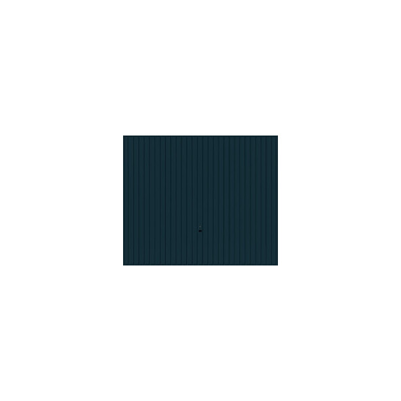 Porte garage basculante débordante avec rails Gris