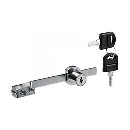 Serrure De Vitrine Acier En Applique Hettich, Axe 22 Mm