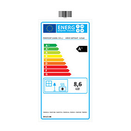 Poêle à pellets 8.6 kW Wifi Verve Airtight étanche blanc