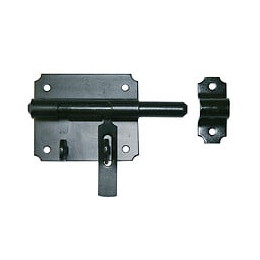 Verrou De Box Porte Cadenas Acier Prépeint, H.70 X L.150 X P.26 Mm