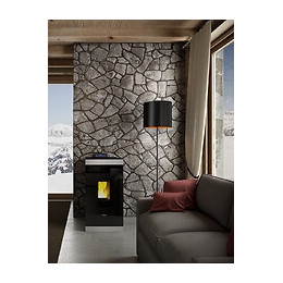 Poêle à pellets 8.6 kW Wifi  Glass Airtight étanche