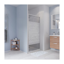 Porte Pivotante 80x190cm 6mm sérigraphier