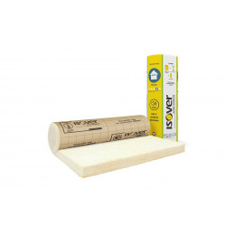 Rouleau laine de verre Plafonds 8x1.2m, épaisseur 100mm. R 2.5