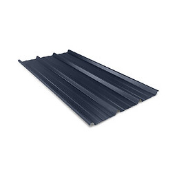 Plaque nervurée bleu ardoise Ep.0.63mm Lg.2500mm