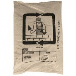 Sable à enduire 0/2-25kg