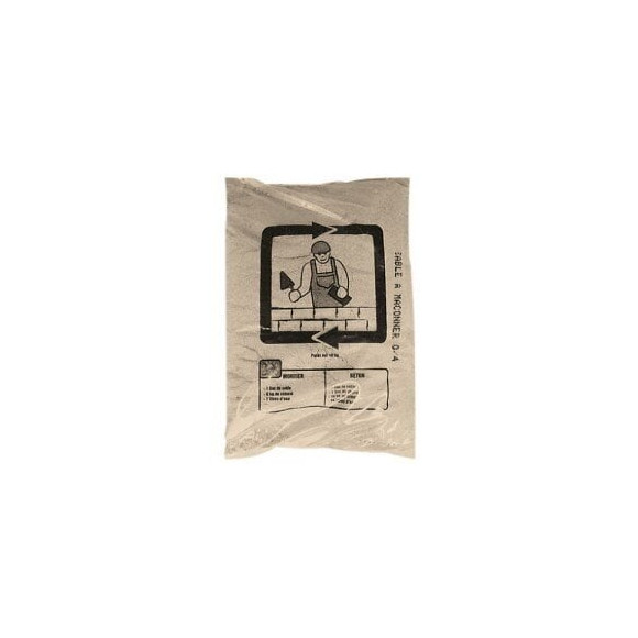 Sable à enduire 0/2-25kg