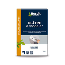 Plâtre à modeler 1 kg BOSTIK