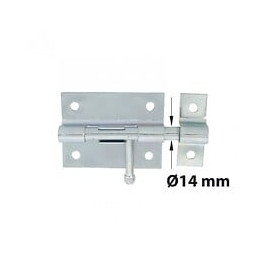 Verrou À Levier Verrou De Box + Gâche Afbat, Acier Zingué Gris