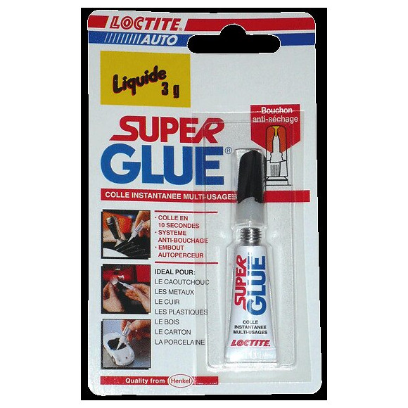 Adhésif cyanoacrylate 432850 Instantané Tube 3g