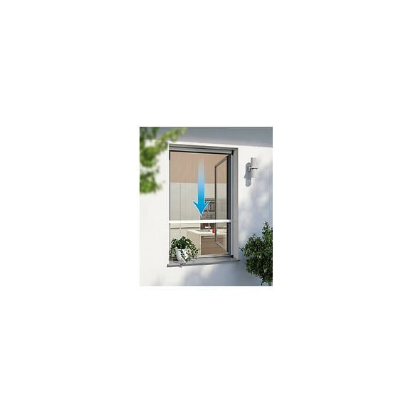 Enrouleur fenêtre RS alu blanc 160x160cm