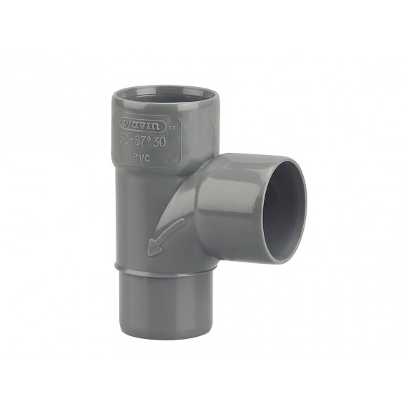 Culotte PVC évacuation bâtimentMF 87°30 DN32