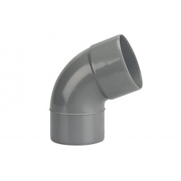 Coude PVC évacuation bâtiment MF 67°30 DN80