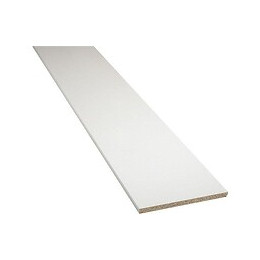 Tablette mélaminée Blanc 2500x600x18mm