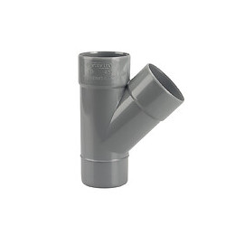 Culotte PVC évacuation bâtiment MF 45° DN80