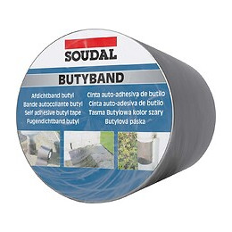 Bande d'étanchéité couleur alu 10mx15cm