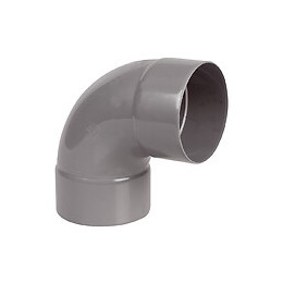 Coude PVC évacuation bâtiment FF 87°30 DN125