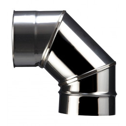 Coude à facettes 90° inox diamètre 180mm