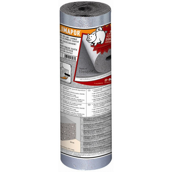 Isolant Climapor graphite aluminium 6mx4mm