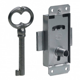 Serrure De Meuble Acier En Applique Hettich 20 Mm Réversible