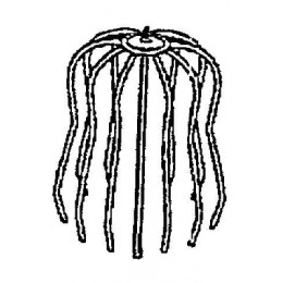 Crapaudine métallique pour tube descente gouttière DN80-100