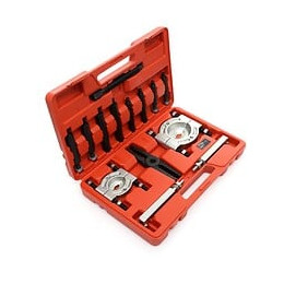 Dcraft - Kit D'extracteurs De Roulement - 14 Outils - Pour Extraire Les Roulements - Rouge