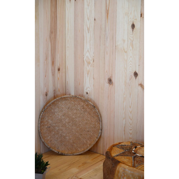 Lambris pin maritime noueux 200x10x0.85cm