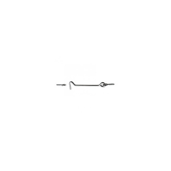 Lot De 2 Crochets De Contrevent Acier Hettich, L.102 X L.23 Mm