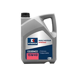 Huile 15W40 essence minérale 5 litres ACEA A3/B4 API SL