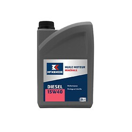 MC Kenzie Huile 15W40 diesel 2 Litres ACEA A3/B4 API SL