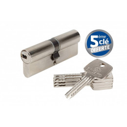 Cylindre De Serrure Bricard Astral Débrayable L.40 + 40 Mm