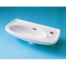 Lave-mains céramique blanc 50x15.5x23cm