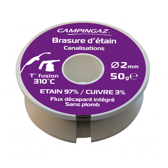 Fil d'étain Diamètre 2mm 50g