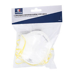 Lot de 3 masques FFP1 anti-poussière
