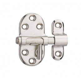 Targette À Pêne Rond Thirard, Acier Nickelé Gris