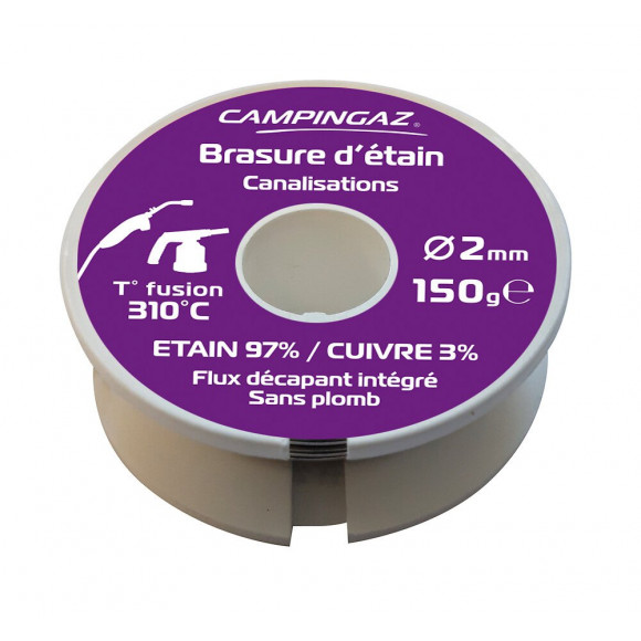 Fil d'étain Diamètre 2mm 150g