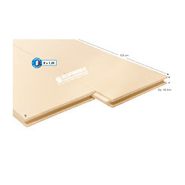 Panneau isolant polystyrène extrudé 125x60x4cm R 1.20