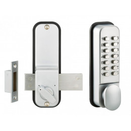 Verrou À Code Mécanique Électronique, Thirard 572691, Gris Argent