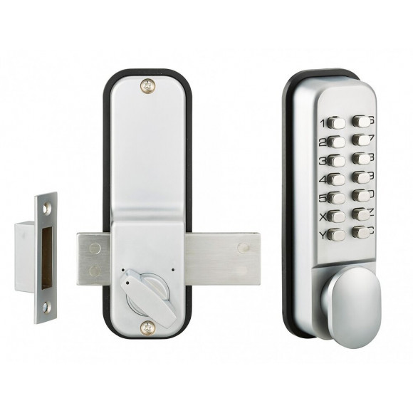 Verrou À Code Mécanique Électronique, Thirard 572691, Gris Argent