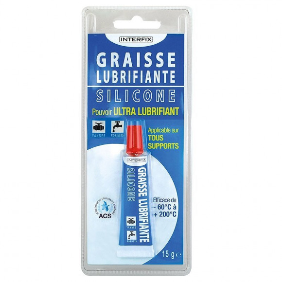 Graisse silicone lubrifiante Interfix 15g