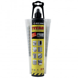 Cartouche Titan 300ml Ton Pierre + 1 buse RED HEAD 