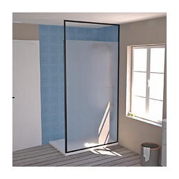 Paroi de douche fixe extensible largeur 120cm 