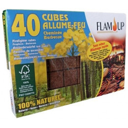 Allume-feu 100% naturel Boîte de 40 cubes