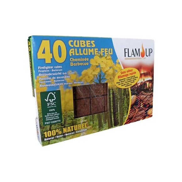 Allume-feu 100% naturel Boîte de 40 cubes