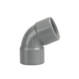 Coude PVC évacuation bâtiment FF 67°30 DN32