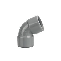 Coude PVC évacuation bâtiment FF 67°30 DN32
