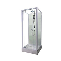 Cabine de douche carrée 80x80cm