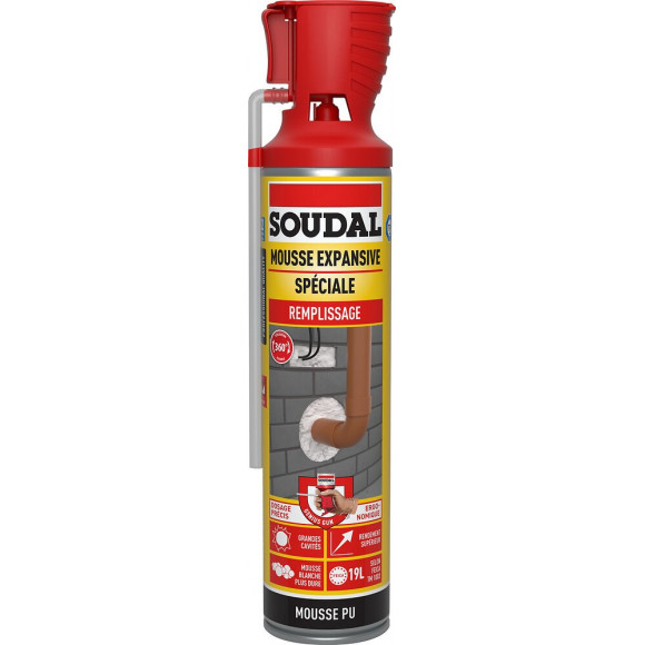 Mousse Spéciale Remplissage avec pistolet intégré 500ml