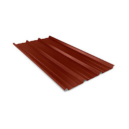 Plaque nervurée rouge 1000 Ep.0.5mm Lg.2000mm