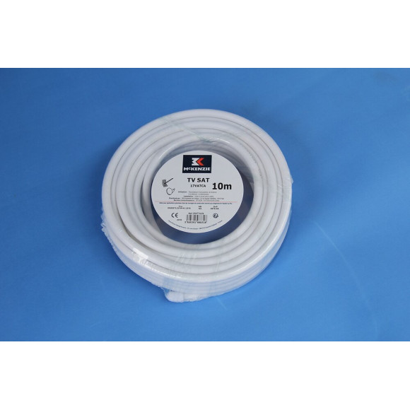 Câble coaxial TV/SAT 17 VATC L.10m