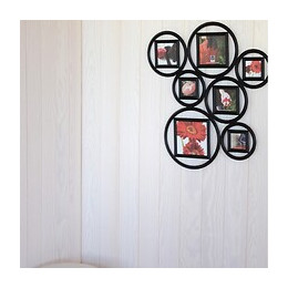 Lambris Pin Maritime Brossé Blanc Craie décorLAND 200x10x1cm